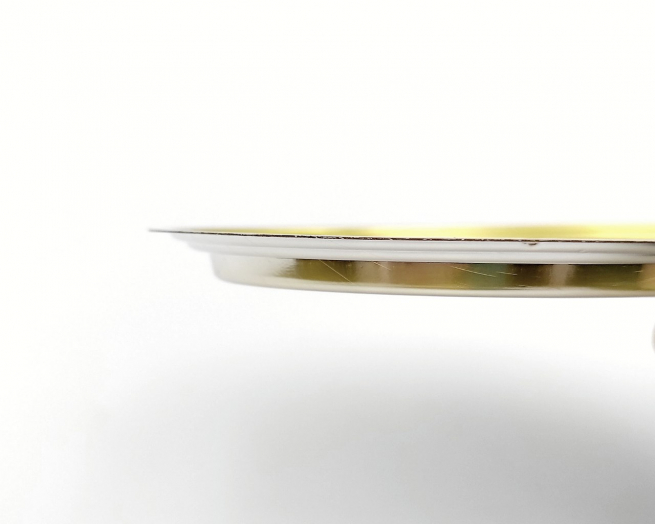 Mini vassoio oro ovale monoporzione design "Mignon", confezione da 100 pezzi