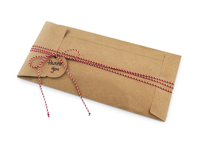 Sacchetto regalo in carta avana con strip adesivo, confezione da 100 pezzi, vari formati