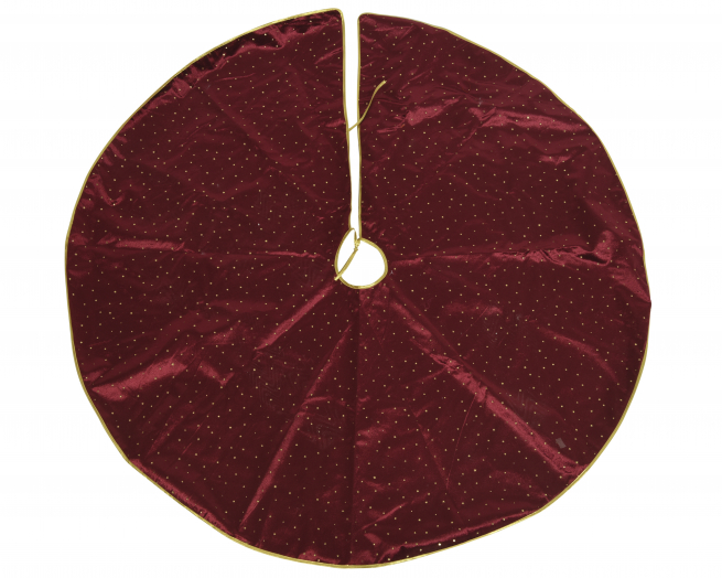 Copribase rosso scuro per albero, diametro 120 cm