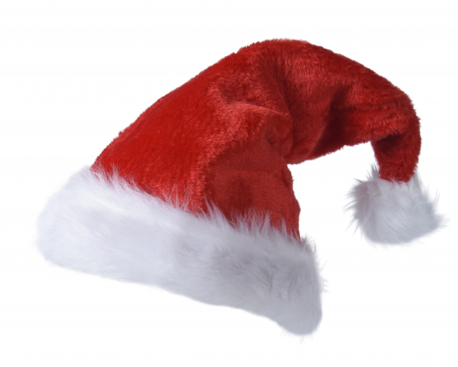Cappello di Babbo Natale rosso, formato 30x40 cm