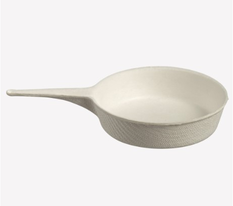 Miniporzione "Padella" biodegradabile in polpa di cellulosa, capienza 25cc, confezione da 100 pezzi