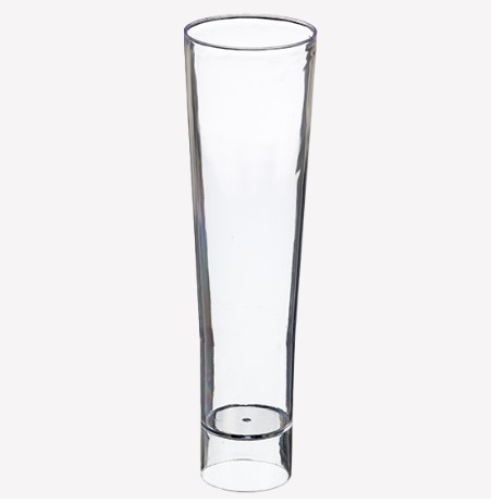 Bicchiere flute "Design" trasparente, 140cc, confezione da 5 pezzi