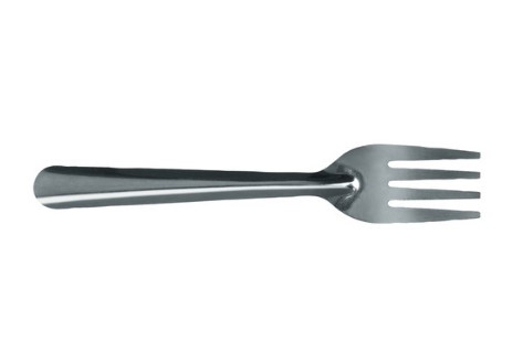 Mini forchetta in acciaio inox, 103mm, confezione da 100 pezzi