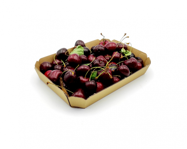Vassoio in cartone avana idrorepellente, formato 15x21 cm, varie altezze