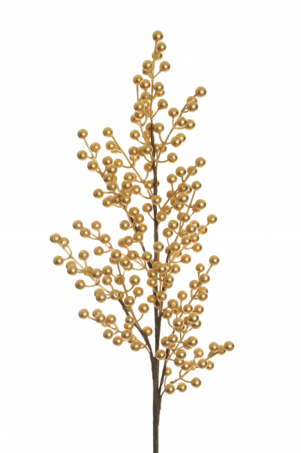 Ramo di bacche oro, altezza 94 cm