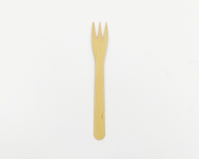 Forchetta legno "Extra lunga" 175mm, confezione da 100 pezzi