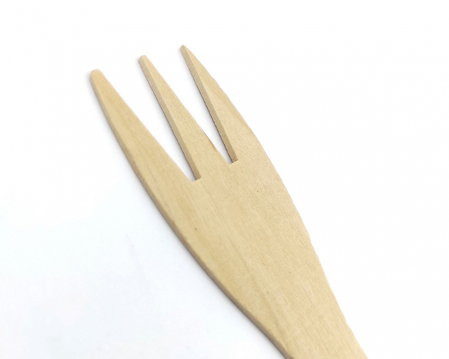 Forchetta legno "Extra lunga" 175mm, confezione da 100 pezzi