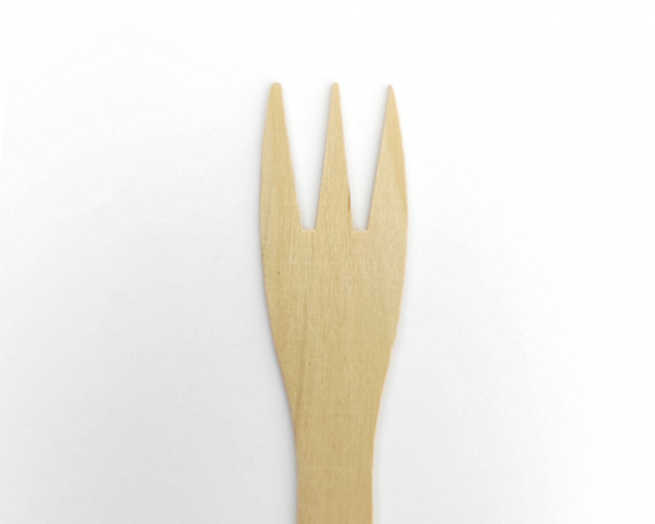 Forchetta legno "Extra lunga" 175mm, confezione da 100 pezzi