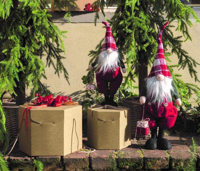 Scatola "Segreto Esagono" avana con cordini, varie misure