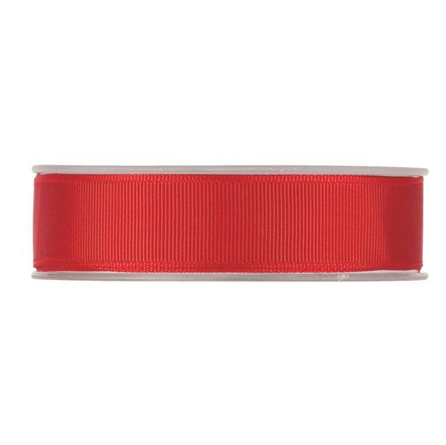Rotolo nastro tessuto gros grain rosso