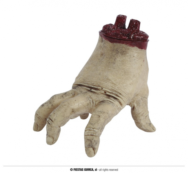 Mano insanguinata altezza 15 cm