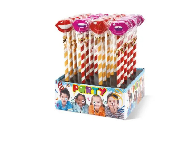 Matita "Party" con top in gomma, soggetti assortiti