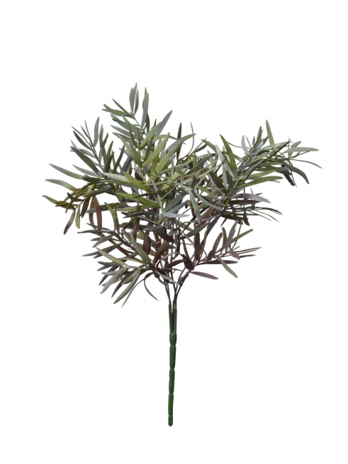 Mazzo di rosmarino verde e rosa chiaro, altezza 37 cm