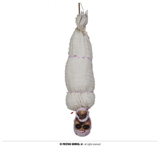 Mummia scheletro da appendere, altezza 80 cm
