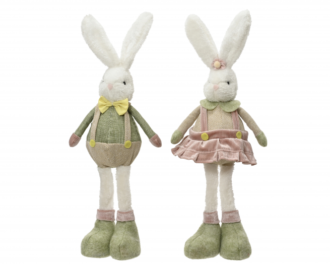 Coniglietti altezza 50 cm, soggetti assortiti