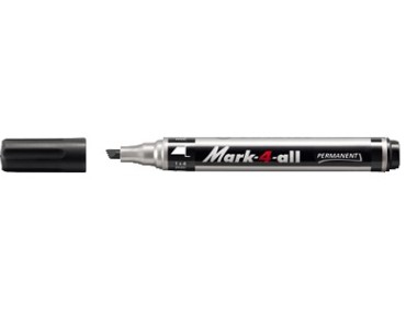 Marcatore "Stabilo Mark-4-all", punta scalpello, vari colori