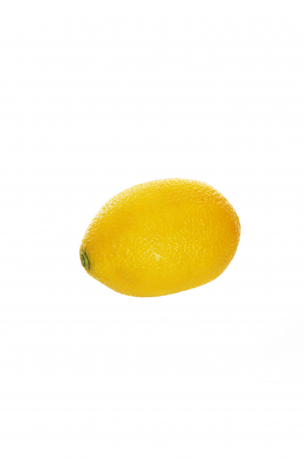 Limone giallo 5.5x9 cm, confezione da 6 pezzi