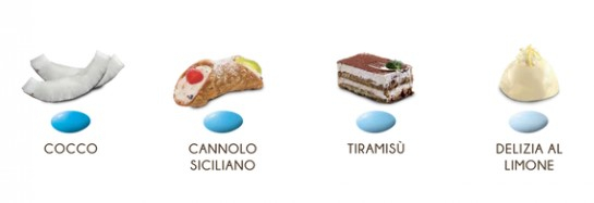 Confetti "Maxtris" sfumati azzurro, confezione da 1 kg