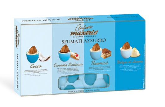 Confetti "Maxtris" sfumati azzurro, confezione da 1 kg
