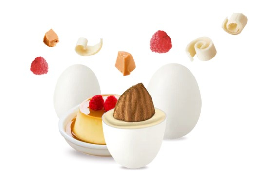 Confetti bianchi "Maxtris" creme caramel, confezione da 1 kg