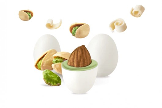 Confetti bianchi "Maxtris" pistacchio, confezione da 1 kg