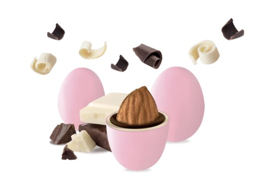 Confetti rosa "Maxtris" classico, confezione da 1 kg