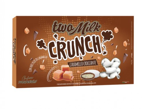 Confetti bianchi "Two Milk" crunch caramello croccante, confezione da 1 kg
