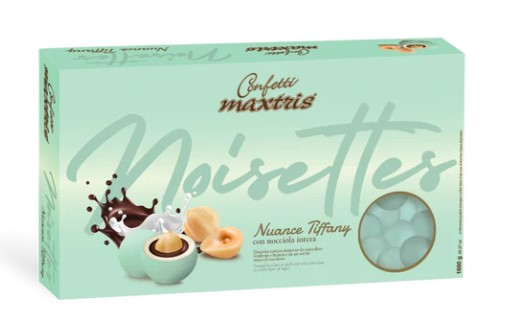 Confetti "Maxtris" Les Noisettes nuance acqua marina, confezione da 1 kg