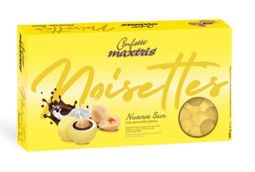 Confetti "Maxtris" Les Noisettes nuance giallo sole, confezione da 1 kg