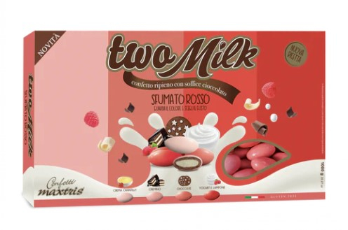 Confetti "Two Milk" sfumati rosso, confezione da 1 kg