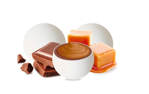 Confetti bon bon bianchi "Maxtris" cream caramello, confezione da 900 gr