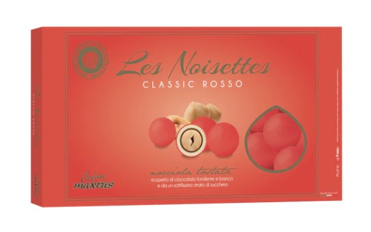 Confetti rossi "Maxtris" Les Noisettes, confezione da 1 kg