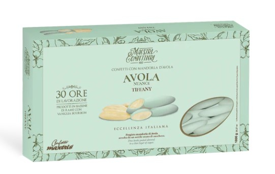 Confetti Avola nuance tiffany, confezione da 1 kg