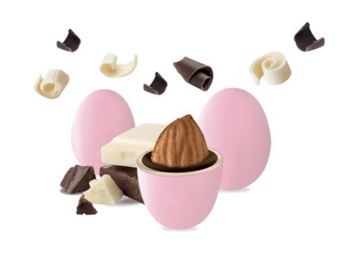 Confetti rosa "Maxtris" cadeaux twist incartati singolarmente, confezione da 500 gr