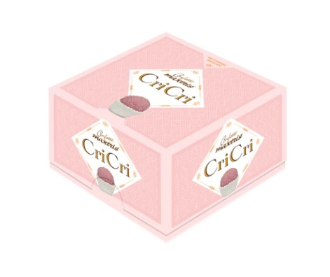 Confetti "Maxtris" Cri Cri rosa, confezione da 500 gr