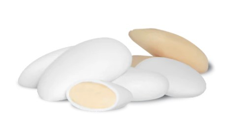 Confetti bianchi "Maxtris" sposa novella, confezione da 1 kg