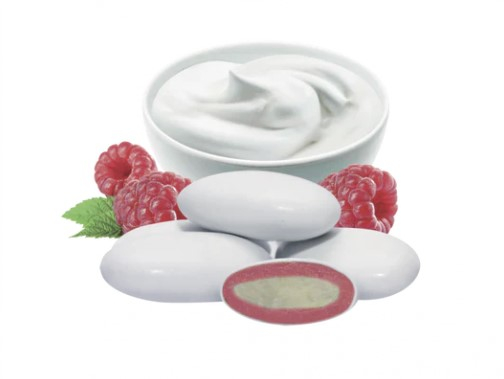 Confetti "Two Milk" yogurt e lamponi, confezione da 1 kg