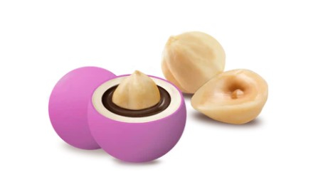 Confetti "Maxtris" Les Noisettes nuance malva, confezione da 1 kg