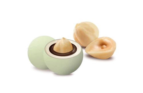 Confetti "Maxtris" Les Noisettes nuance pea green, confezione da 1 kg