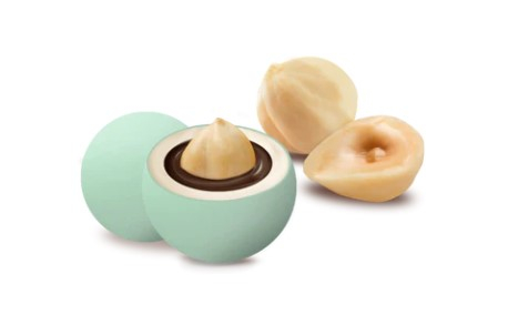 Confetti "Maxtris" Les Noisettes nuance acqua marina, confezione da 1 kg
