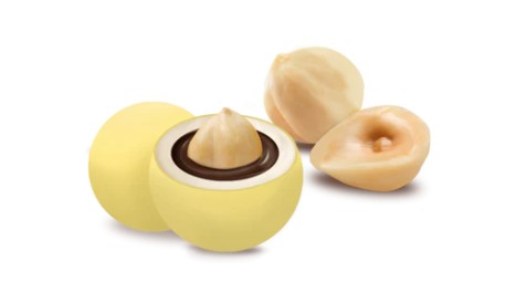 Confetti "Maxtris" Les Noisettes nuance giallo sole, confezione da 1 kg