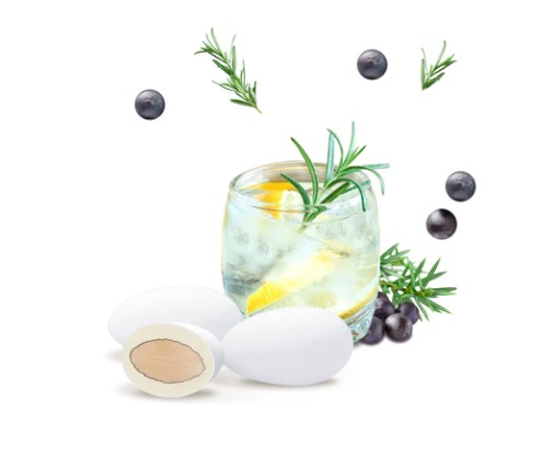 Confetti bianchi "Maxtris" gin tonic, confezione da 1 kg