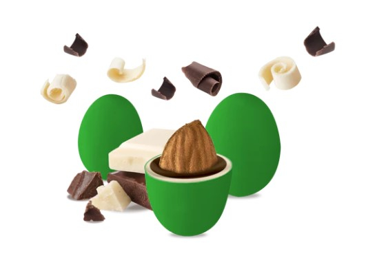 Confetti verdi "Maxtris" classico, confezione da 1 kg