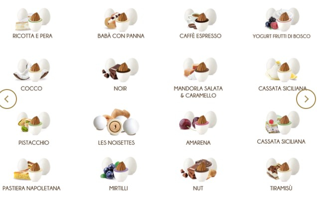 Confetti "Maxtris" mix 16 gusti patisserie regal, confezione da 1 kg