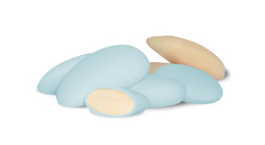 Confetti celesti "Maxtris" sposa novella, confezione da 1 kg