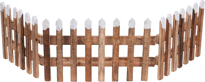 Steccato in legno lunghezza 90 cm, varie altezze