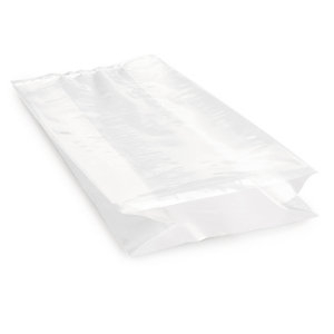 Sacchetto sottovuoto liscio con soffietti laterali, alto spessore, vari formati Sacchetto sottovuoto liscio con soffietti laterali, alto spessore, vari formati