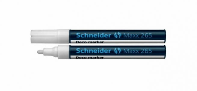 Gesso liquido "Maxx 265" bianco punta media, tratto 2-3 mm