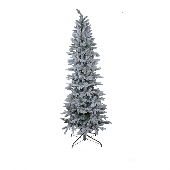 Pino "Folgarida" verde innevato, altezza 180 cm, diametro base 50 cm