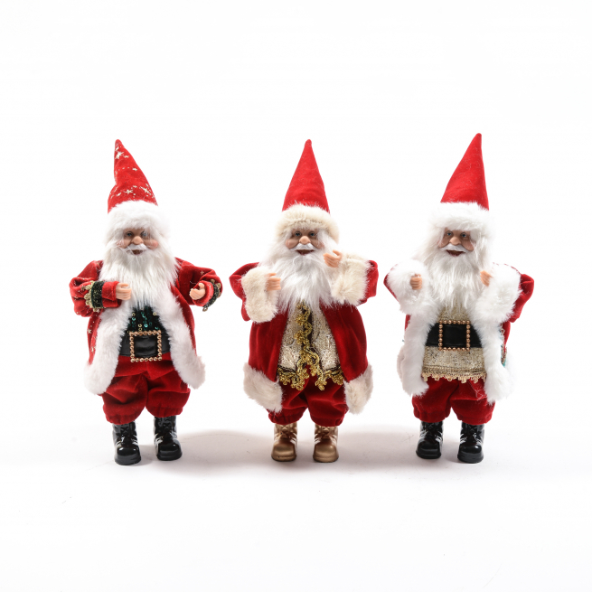 Babbo Natale altezza 24 cm, soggetti assortiti